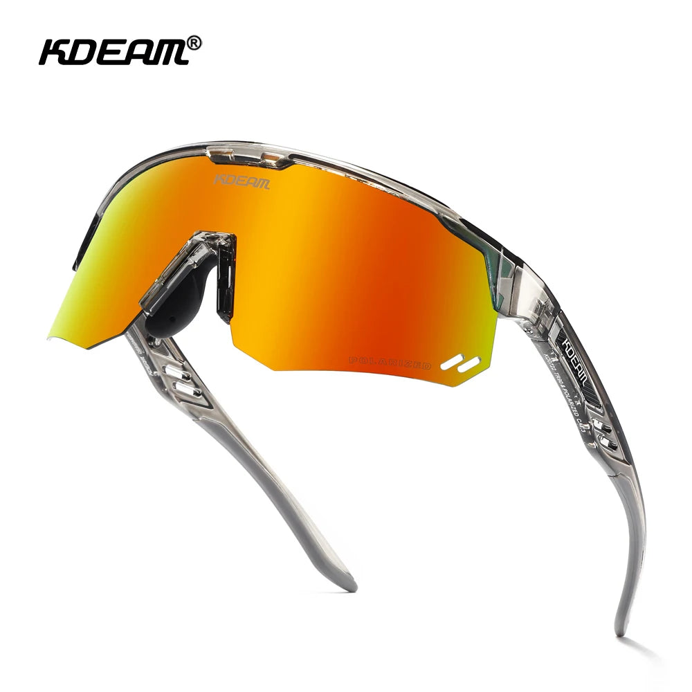 Óculos Ciclismo Polarizado UV400, Visão Perfeita - KDEAM KD0722