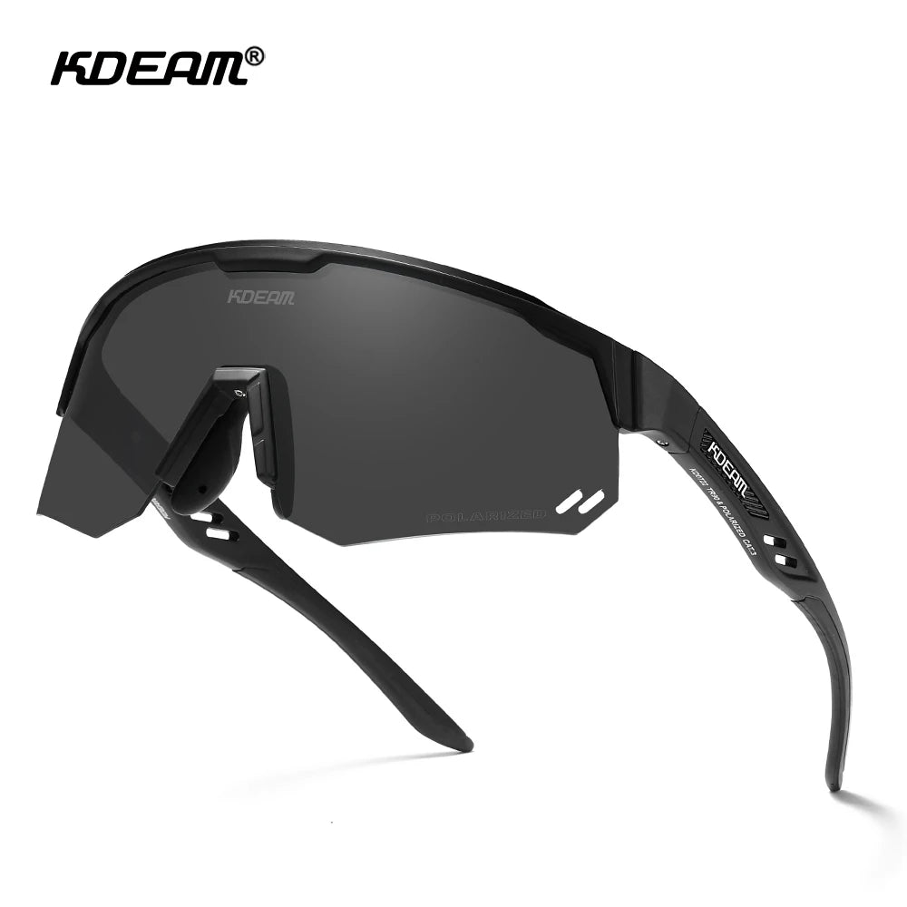 Óculos Ciclismo Polarizado UV400, Visão Perfeita - KDEAM KD0722