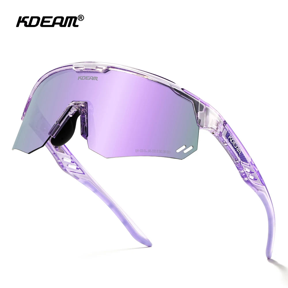 Óculos Ciclismo Polarizado UV400, Visão Perfeita - KDEAM KD0722
