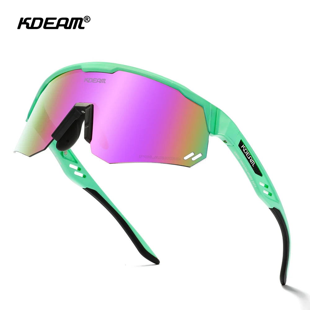 Óculos Ciclismo Polarizado UV400, Visão Perfeita - KDEAM KD0722