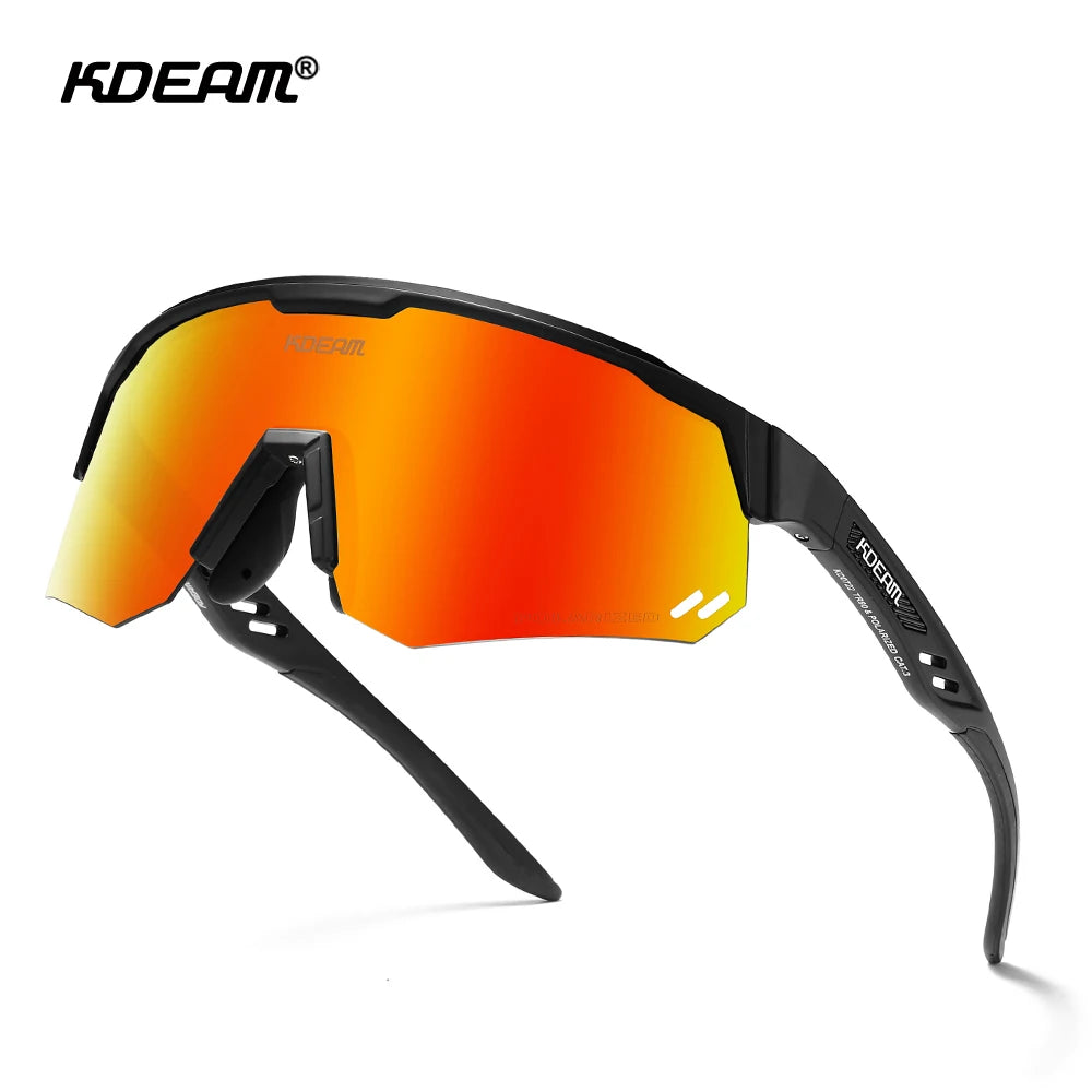 Óculos Ciclismo Polarizado UV400, Visão Perfeita - KDEAM KD0722