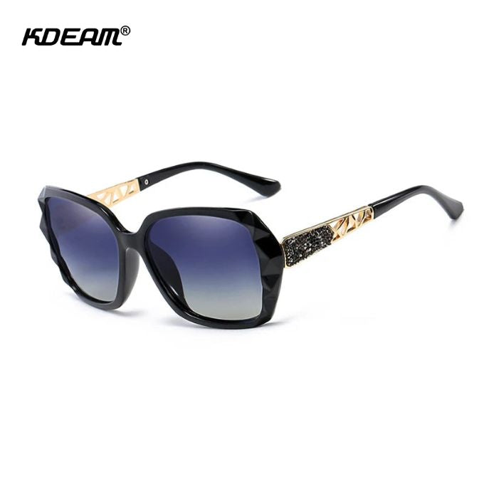 Óculos de Sol Feminino Cat Eye Polarizado | KDEAM KD835B2