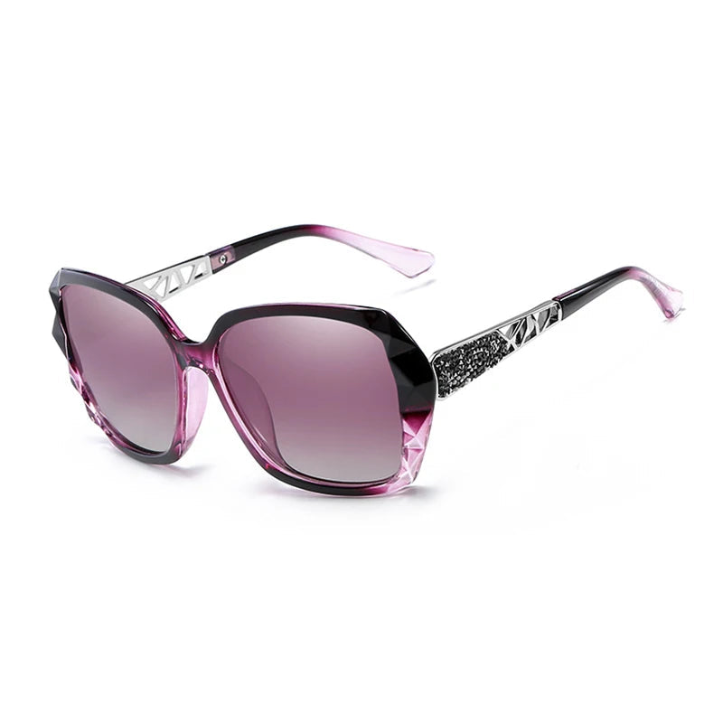 Óculos de Sol Feminino Cat Eye Polarizado | KDEAM KD835B2